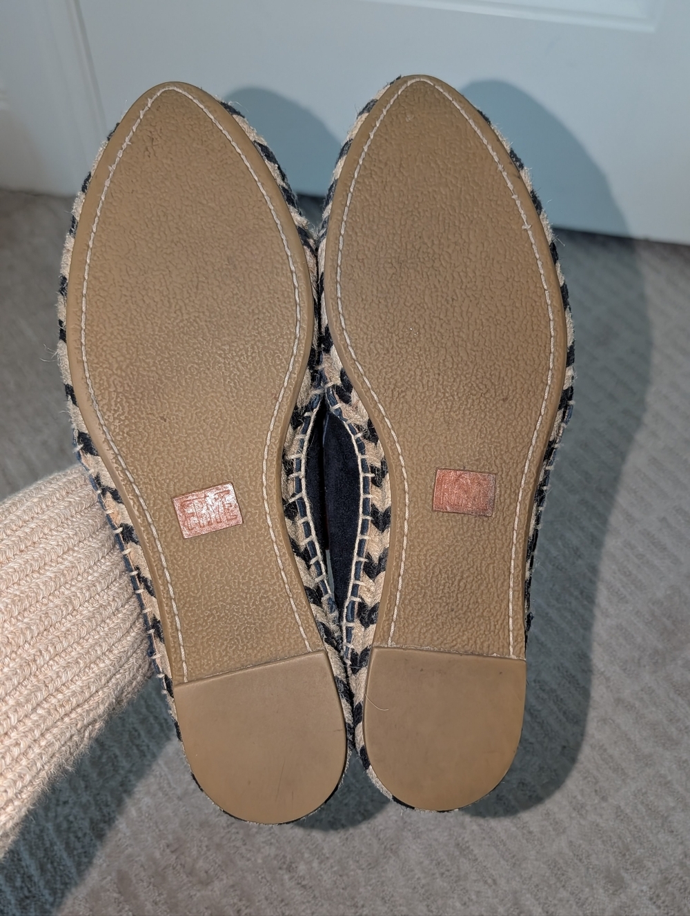 NWOB Frye Navy Suede Espadrilles 8 - Picture 4 of 6